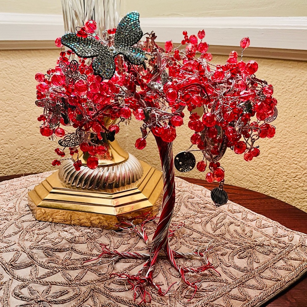 Custom berry tree with memories *custom charms, sold last one. Made upon request